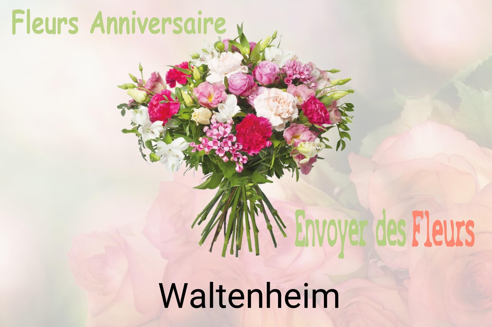 Bouquet de fleurs d’anniversaire livré à Waltenheim